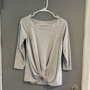 Lilly Pulitzer Maci Top Light Gray Size XS